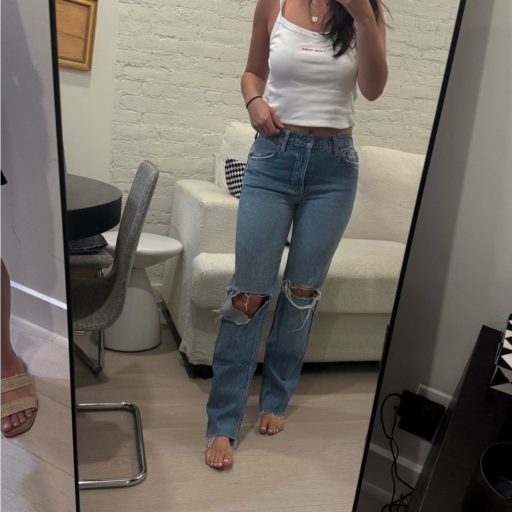 Rails Blue Distressed Women's Jeans
